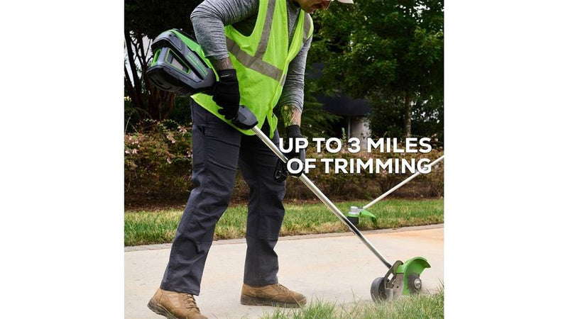 Greenworks 82V Edger with 4Ah Battery and Dual Port Charger (82ES15-4DP)