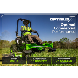 Greenworks OptimusZ 52” 24kWh Ride-On Zero-Turn Mower | CZ52R24X